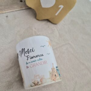 Mug personnalisé Ton mini qui dit Merci